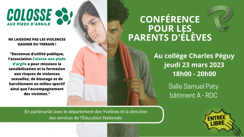 ? Parents : conférence colosse aux pieds d'argile