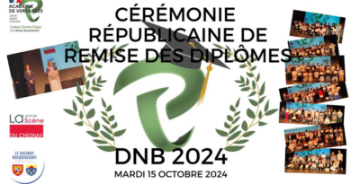 Remise diplôme du DNB 2024 à la grande scène !